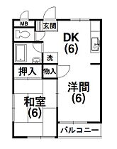 ハイツ魚妻パートI 202 ｜ 静岡県浜松市中央区富塚町116-1（賃貸マンション1LDK・2階・37.19㎡） その2