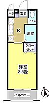 YK Field 301 ｜ 静岡県浜松市中央区新津町537（賃貸マンション1K・3階・23.10㎡） その2