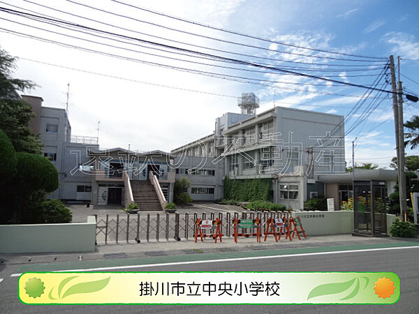 画像21:掛川市立中央小学校（1047m）