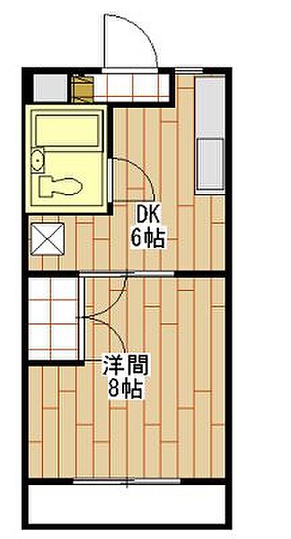 ゼフィロス 206｜静岡県浜松市中央区大島町(賃貸マンション1K・2階・25.92㎡)の写真 その2