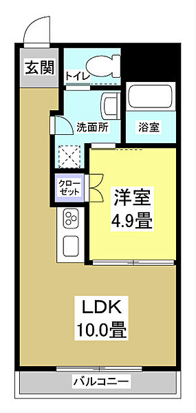 イーストコート 606｜静岡県浜松市中央区板屋町(賃貸マンション1LDK・9階・35.74㎡)の写真 その2