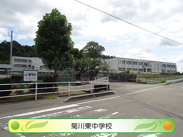 画像21:菊川東中学校（628m）
