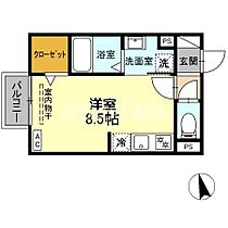 D-ROOM和地山 205 ｜ 静岡県浜松市中央区和地山２丁目6-4（賃貸アパート1R・2階・24.64㎡） その2