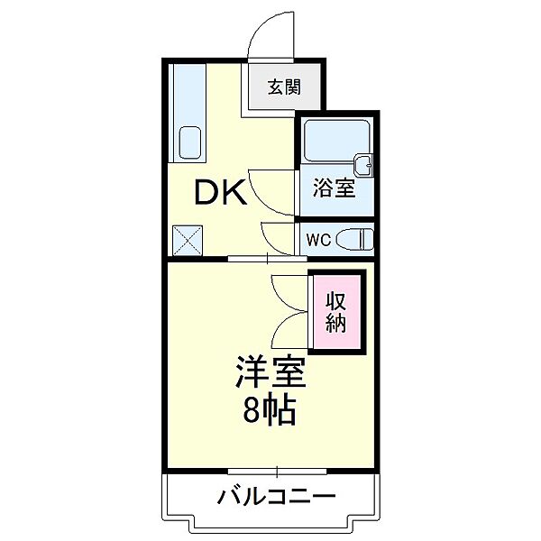 プランタンIII 105｜静岡県浜松市中央区早出町(賃貸マンション1DK・1階・25.92㎡)の写真 その2