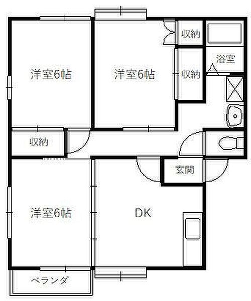 EXCEL（エクセル） 202｜静岡県磐田市立野(賃貸アパート3DK・2階・55.92㎡)の写真 その2