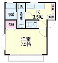 ラ・プリマヴェール 202 ｜ 静岡県浜松市中央区鴨江３丁目63-15（賃貸アパート1K・2階・26.34㎡） その2