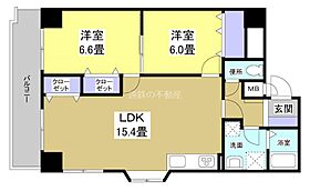 アルテッツア紺屋町 1102 ｜ 静岡県浜松市中央区紺屋町306-43（賃貸マンション2LDK・11階・62.85㎡） その2