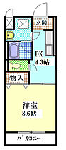 クレアールあいの 407 ｜ 静岡県袋井市愛野東２丁目7-2（賃貸マンション1DK・4階・30.35㎡） その2