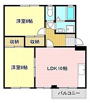 エレガンスヤダ 302 ｜ 静岡県浜松市中央区葵西６丁目11-35（賃貸マンション2LDK・3階・55.03㎡） その2