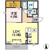 アゴスト 205 ｜ 静岡県掛川市中央２丁目20番20（賃貸アパート1LDK・2階・40.29㎡） その2