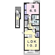 ファイン　ブリーゼ 206 ｜ 静岡県掛川市長谷224-7（賃貸アパート1LDK・2階・44.66㎡） その2