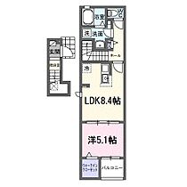 フーガ 205 ｜ 静岡県袋井市愛野東１丁目8番地15（賃貸アパート1LDK・2階・38.81㎡） その2