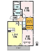 ウィスタリア 301 ｜ 静岡県浜松市中央区植松町60-3（賃貸アパート2LDK・3階・58.37㎡） その2