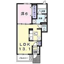 フラン　ボヌール 102 ｜ 静岡県浜松市中央区葵西６丁目21番21号（賃貸アパート1LDK・1階・45.09㎡） その2