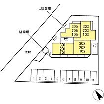 D-Hills初生 305 ｜ 静岡県浜松市中央区初生町71-1、71-2、71-3、76-1（賃貸アパート1LDK・3階・35.35㎡） その3