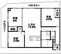 ライフ第5マンション大平台5階9.5万円