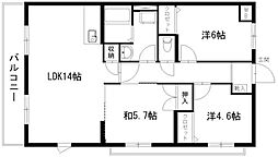 間取図画像 3LDK