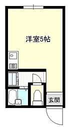 JULY相生 ワンルームの間取図画像