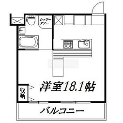 ARCO12 ワンルームの間取図画像