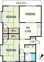 JUBILOTOWNC 3DKの間取図画像
