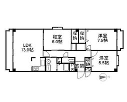 ハーベストヒルズ 3LDKの間取図画像