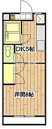 エル・ドラード 1DKの間取図画像
