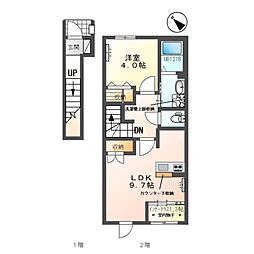 サンシャインテラス 1LDKの間取図画像