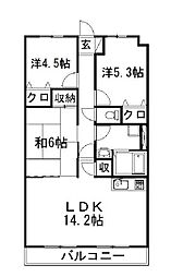 Vento484. 3LDKの間取図画像