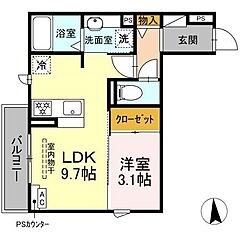 物件の間取り