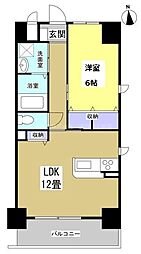 WHITEAPARTMENT 1LDKの間取図画像