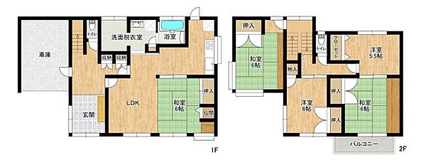 間取りを拡大表示
