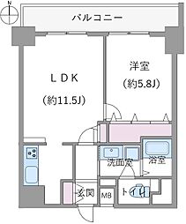 間取図画像 1LDK