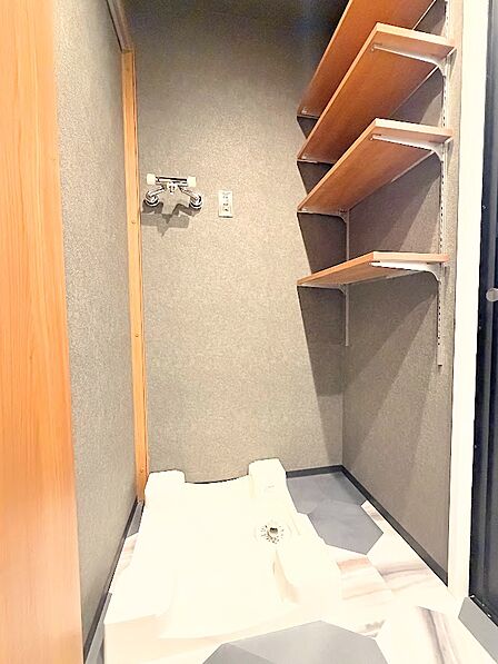 洗濯機置き場です。