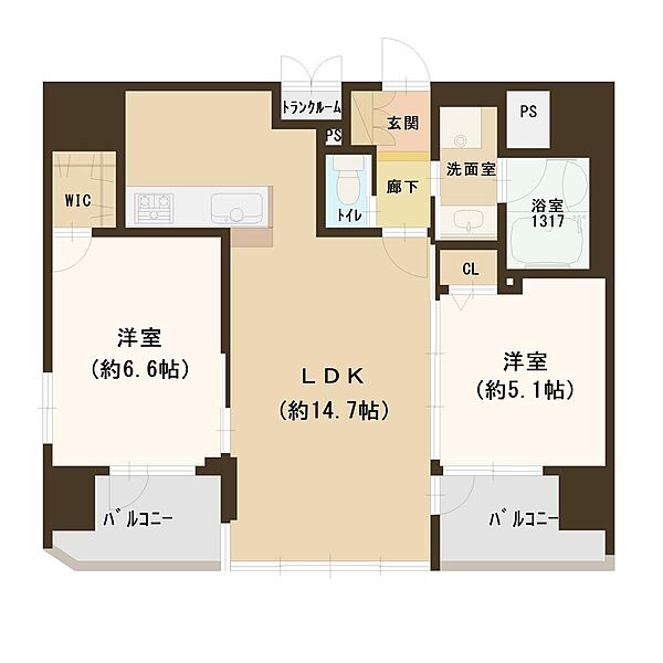 間取りを拡大表示