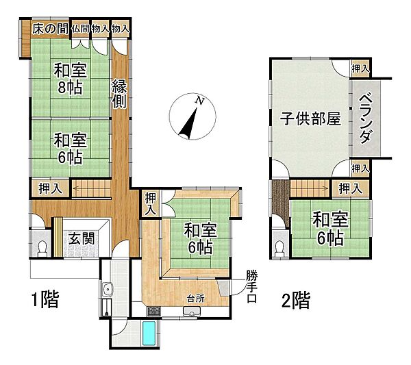 間取りを拡大表示