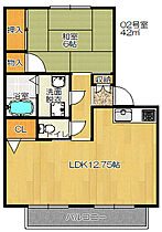 大阪府寝屋川市高倉1丁目（賃貸アパート1LDK・2階・42.00㎡） その2