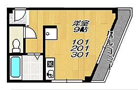 大阪府大東市御供田4丁目（賃貸マンション1R・1階・26.00㎡） その2