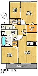 JR片町線(学研都市線) 忍ケ丘駅 徒歩12分 2階/-