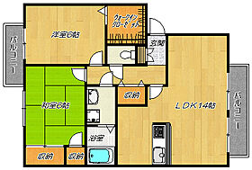 大阪府大東市御領3丁目（賃貸アパート2LDK・2階・62.00㎡） その2