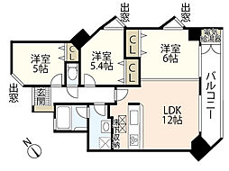 間取図画像 3LDK