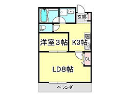 間取図画像 1LDK