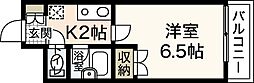エクセレント楠木 1Kの間取図画像