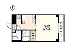 加島ビル 1Kの間取図画像