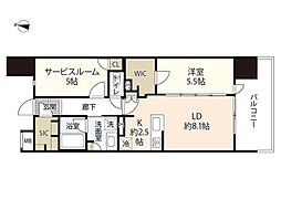 ザ・ライオンズ横川 1SLDKの間取図画像