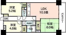 アコルト井口鈴が台 3LDKの間取図画像