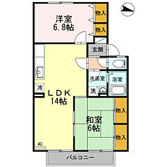 物件の間取り