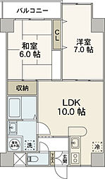 IstyleFunairi 2LDKの間取図画像