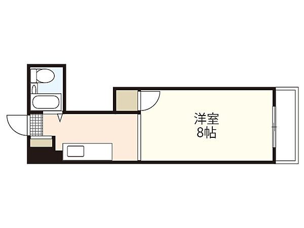 ＬＳ舟入本町 ｜広島県広島市中区舟入本町(賃貸マンション1K・2階・21.47㎡)の写真 その2