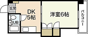 コーポ平和  ｜ 広島県広島市西区楠木町2丁目（賃貸マンション1DK・4階・22.32㎡） その2