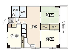 パラシオン舟入  ｜ 広島県広島市中区西川口町（賃貸マンション3LDK・2階・61.75㎡） その2